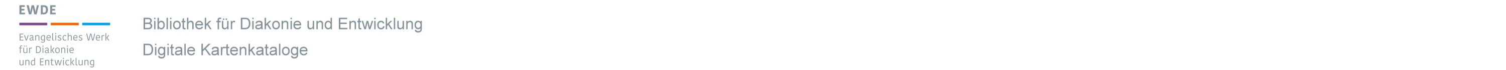 Bibliothek des evangelischen Werkes fr Diakonie und Entwicklung